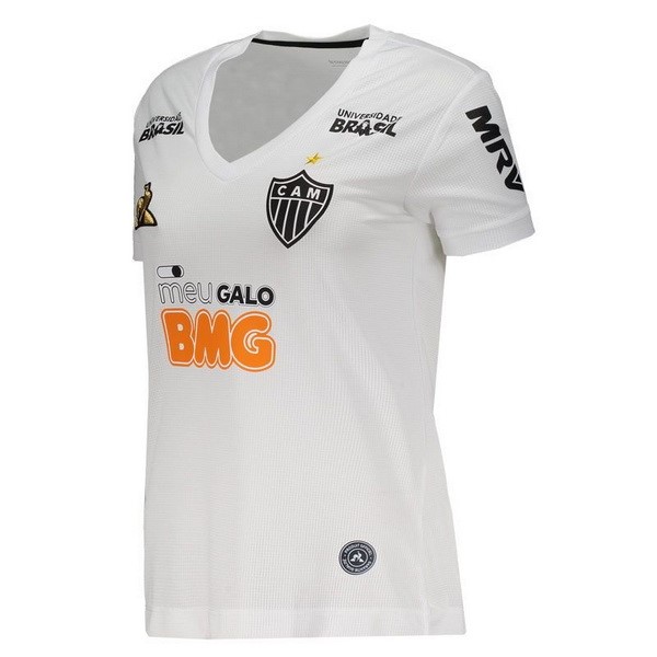 Trikot Atlético Mineiro Auswarts Damen 2019-20 Weiß Fussballtrikots Günstig
